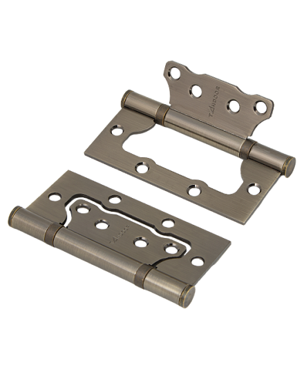 Накладные петли бабочки Петля накладная TANDOOR TD100-2S steel (100*75*2,5) AB 